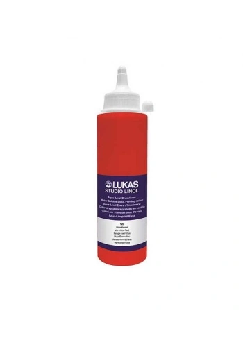 Lukas Studio Su Bazlı Linol Baskı Boyası 250 ml. Vermilion