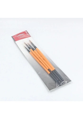Lutart 4lü Yuvarlak Fırça Seti (2,4,6,8) SET-2