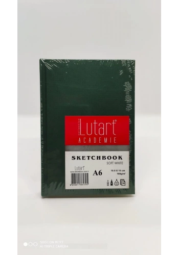 Lutart Academie Eskiz Defteri A6 Sert Kapak 100gr 100 Yaprak Yeşil