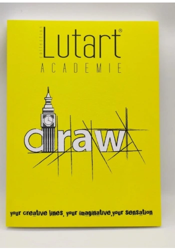 Lutart Academie Sketchbook Çizim Defteri 19x25,5cm La-6868 Sarı 100gr 120yp