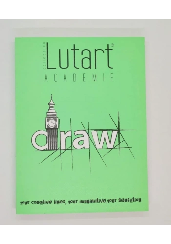 Lutart Academie Sketchbook Çizim Defteri 19x25,5cm Yeşil 100gr 120yp