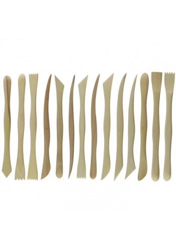 Lutart Ahşap Ebeşuar Modelaj Seti 15 Parça 20 cm.