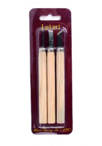 Lutart Ahşap Oyma Seti 3lü La-7003