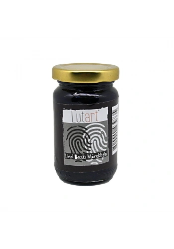 Lutart Linol Baskı Mürekkebi 100 ml. SİYAH