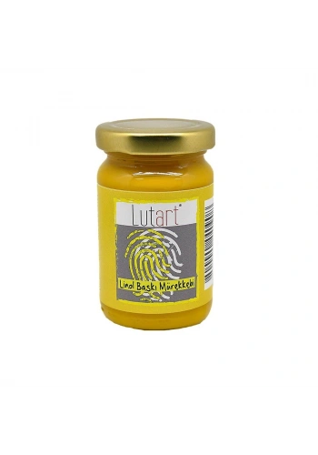 Lutart Linol Baskı Mürekkebi 100 ml. SARI