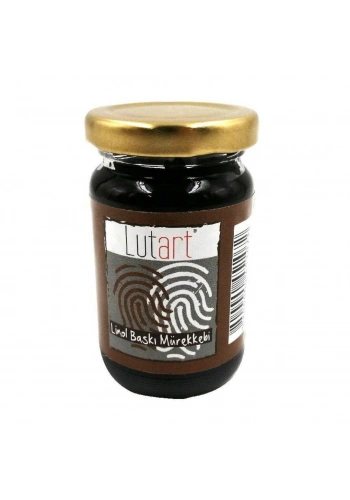 Lutart Linol Baskı Mürekkebi 100 ml. KAHVERENGİ