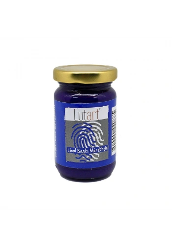 Lutart Linol Baskı Mürekkebi 100 ml. MAVİ