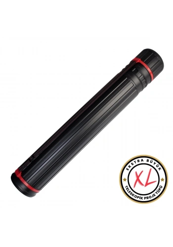 Lutart Proje Tüpü 12,5x77x135cm Siyah