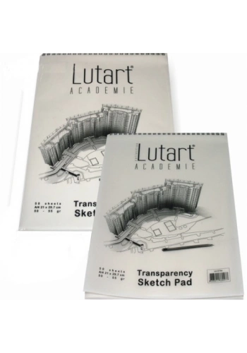 Lutart Şeffaf Eskiz Defteri A3 50- 55 Gr 30 Sayfa