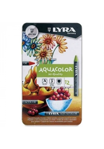 Lyra Aquacolor Sulandırılabilir Pastel Boya Seti 12 Renk