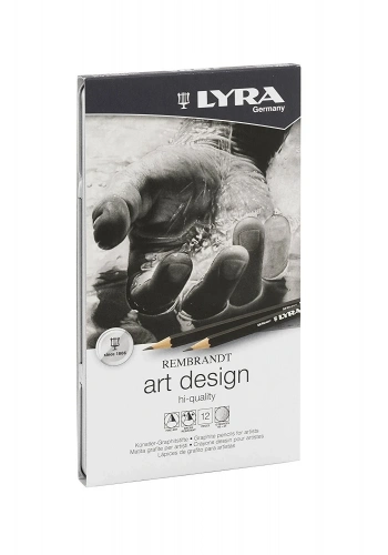 Lyra Art Design Dereceli Karakalem Eskiz Çizim Seti 12li
