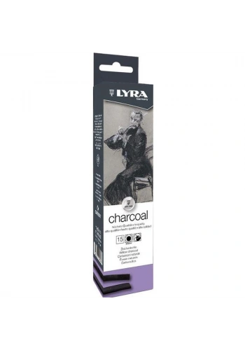 Lyra Charcoals Medium 15 Pcs Carton Box