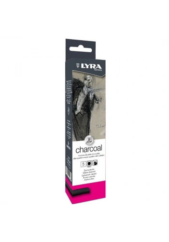 Lyra Charcoals Thick 5 Pcs Carton Box