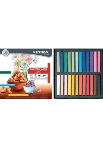 Lyra Polycrayons Soft - Toz Pastel Boya Seti 24 Renk