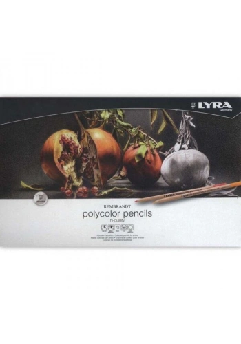 Lyra Rembrandt Polycolor Kuru Boya Kalemi Seti 72 Renk Metal Kutu