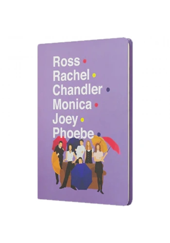 Mabbels Sert Kapak Butik Defter Friends Central Perk Karakter İsmi Lila 80 YP 15x21 DFT-388005