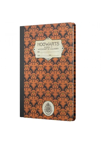Mabbels Sert Kapak Butik Defter Harry Potter Hogwarts Hafflepuf Kahverengi 80 YP 15x21 DFT-388180