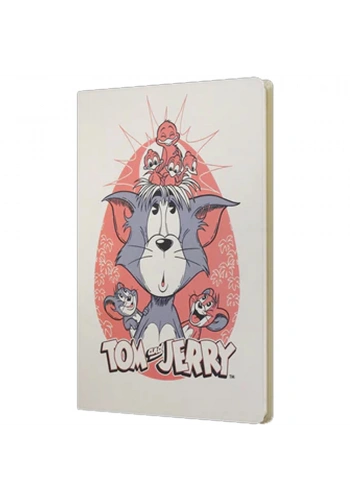 Mabbels Sert Kapak Butik Defter Tom And Jerry Krem 80 YP 15x21 DFT-388111