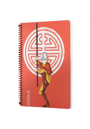 Mabbels Spiralli Defter Avatar Aang Kırmızı 80 YP 17x24 DFT-388616
