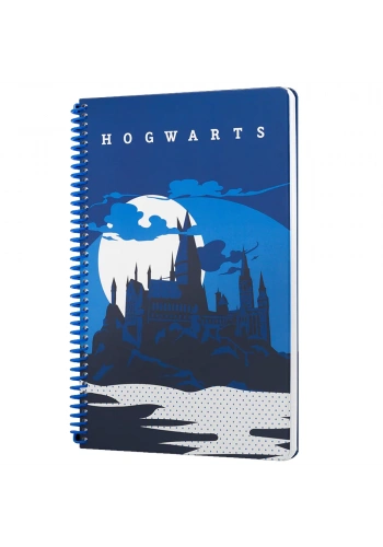 Mabbels Spiralli Defter Harry Potter Hogwarts Lacivert 80 YP 17x24 DFT-388425