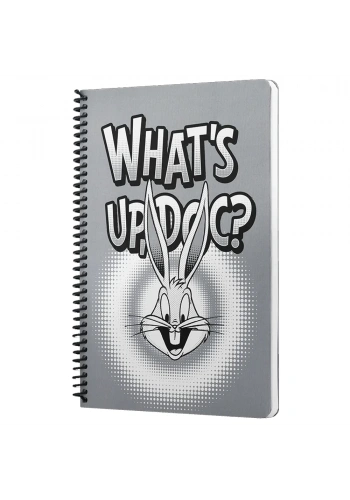 Mabbels Spiralli Defter Looney Tunes Whats up Doc Gri 80 YP 17x24 DFT-388487