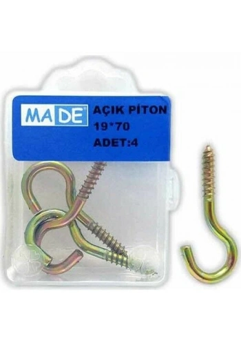 Made Açık Piton 19x70 mm (1 Kutu/4 Adet)
