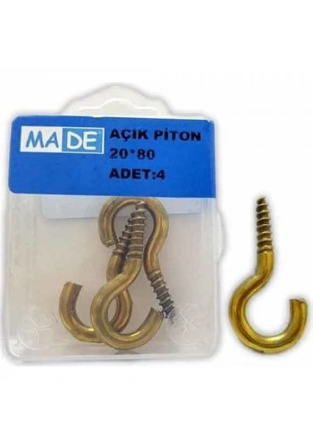 Made Açık Piton 20x80 mm (1 Kutu/4 Adet)