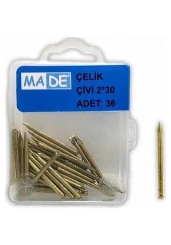 Made Çelik Çivi 2x30 mm (1 Kutu/36 Adet)