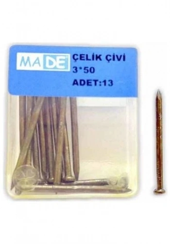 Made Çelik Çivi 3x50 mm (1 Kutu/13 Adet)