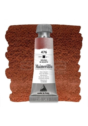 Maimeri Blu Tüp Sulu Boya 12 ml S1 No:476 Mars Brown
