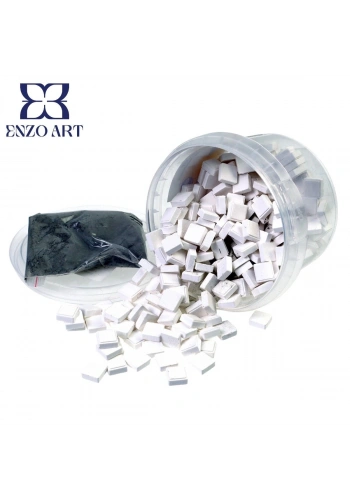 Maket Minyatür Beyaz Mozaik 1/24 300lü