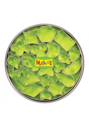 Makins Clay Polimer Kil Kesme Kalıbı Seti Geometrik 22 Desen