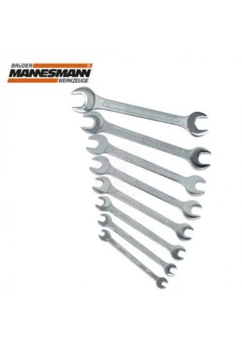 Mannesmann 110-08 DIN Açık Ağız Anahtar Takımı - (8 parça, 6-22mm)
