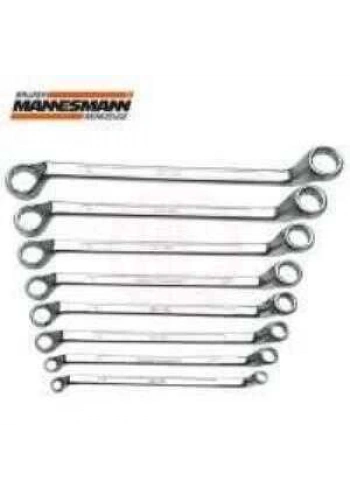 Mannesmann 140-08 DIN Yıldız İki Ağız Anahtar Takımı, 8 Parça