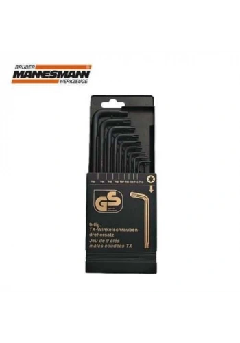 Mannesmann 18100 Allen Anahtar Seti (Torx, 9 Parça)