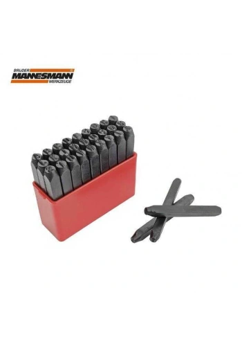 Mannesmann 244-04 Harf Zımba Seti, 4mm