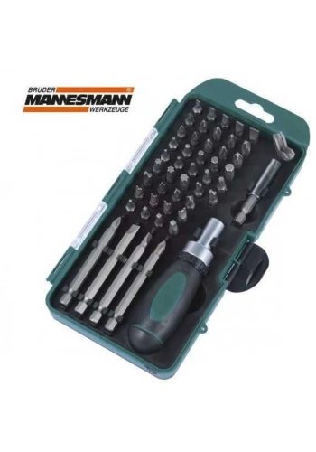 Mannesmann 29893 Tornavida Bits Uç Seti, 49 Parça
