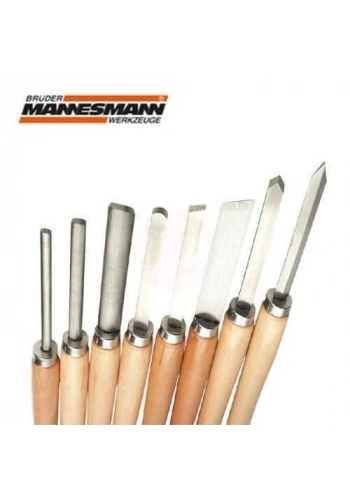 Mannesmann 691-8 Ahşap Torna Bıçak Seti, 8 Parça