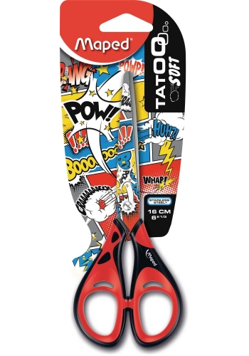 Maped 16cm Tatoo Simetrik Makas Blister