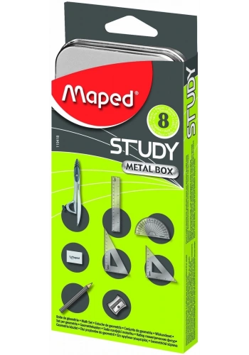 Maped 8li Study Nikel Pergel Takımı Karton Kılıflı