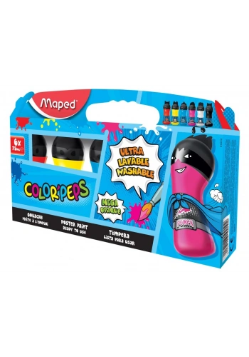 Maped Ana Renk Boyalar 6 X 75 Ml Karton Kutu