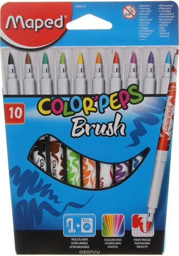 Maped Color Peps Brush Keçeli Kalem Seti 12 Renk