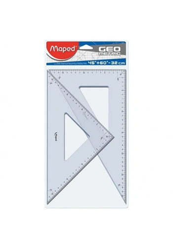 Maped Geometric Gönye 32cm 45°+60°