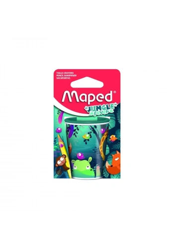 Maped Kalemtıraş Jungle Fever Çift Delik Blıst 044103