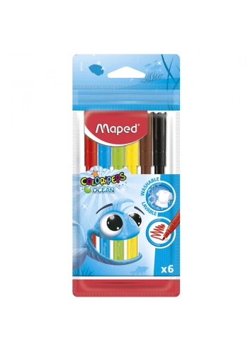 Maped Keçeli Boya Kalemi Ocean 6 Renk 845723