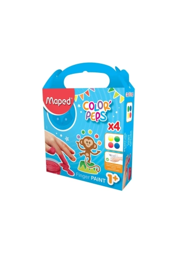 Maped Parmak Boyası 80 Gram 4lü Kavanoz