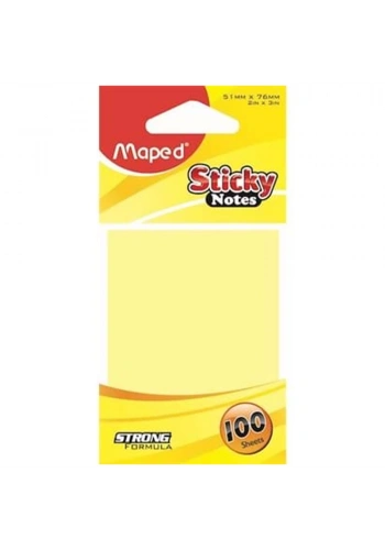 Maped Yapışkanlı Not Kağıdı 100 LÜ 51x76 Karışık Renk 758410