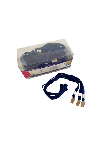 MAPİ KART ASKI İPİ LACİVERT 50Lİ METAL 9102652