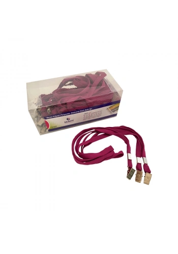 MAPİ KART ASKI İPİ MOR 50Lİ METAL 9102662