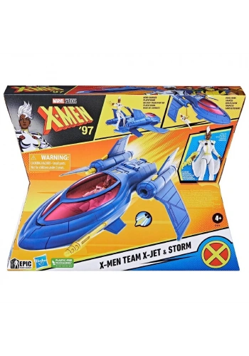 Marvel X-Men 97 Epic Hero Series X-Jet Vehicle and Storm Action Figure F7974
